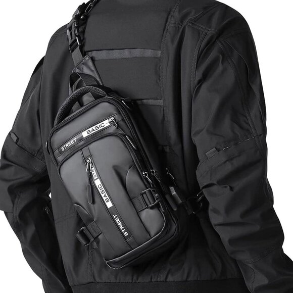 Anti Theft Sling Crossbody Backpack Shoulder Bag for Men, Lightweight One Strap - Picture 1 of 9